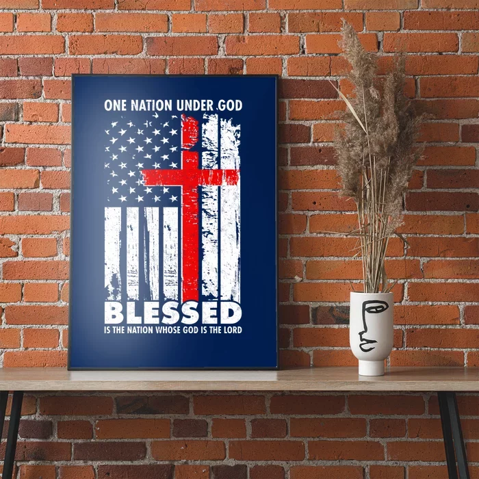 One Nation Under God Blessed Poster