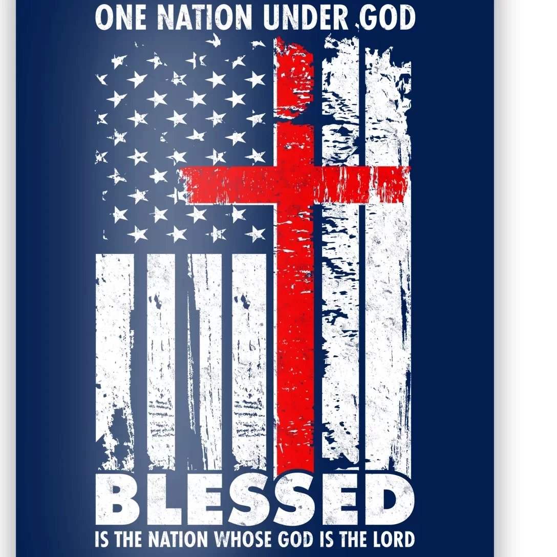 One Nation Under God Blessed Poster