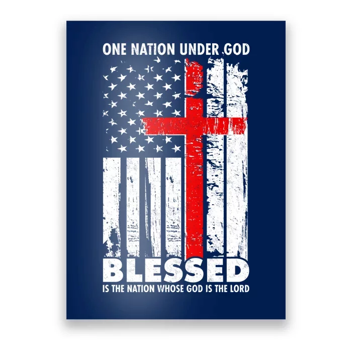 One Nation Under God Blessed Poster