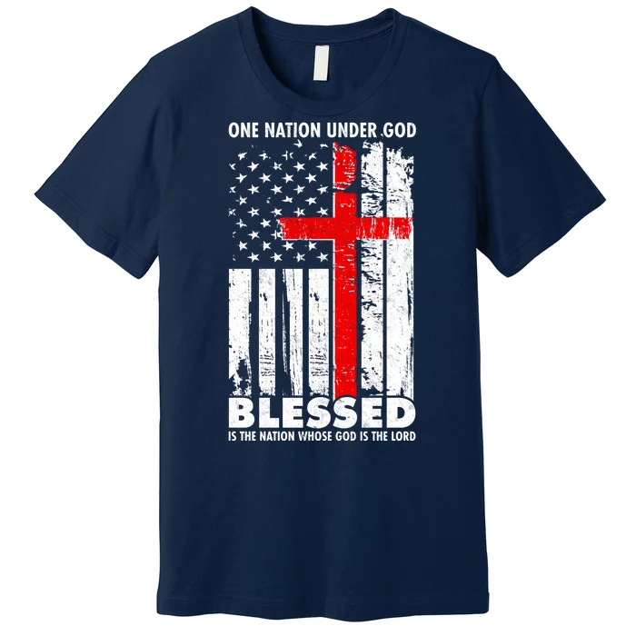 One Nation Under God Blessed Premium T-Shirt