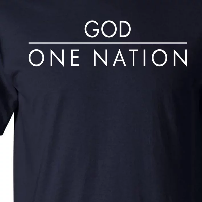 One Nation Under God Christianity Faith Tall T-Shirt