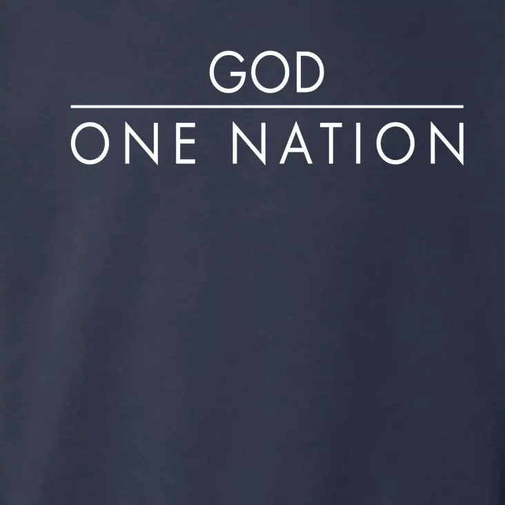 One Nation Under God Christianity Faith Toddler Hoodie