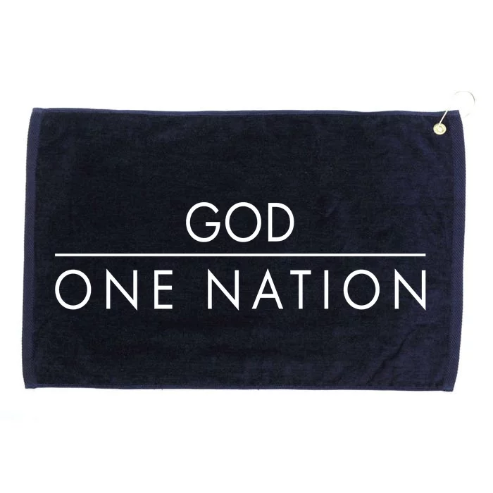 One Nation Under God Christianity Faith Grommeted Golf Towel