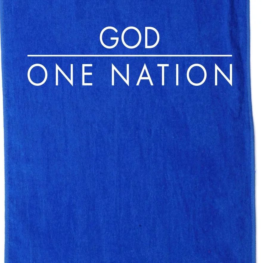 One Nation Under God Christianity Faith Platinum Collection Golf Towel