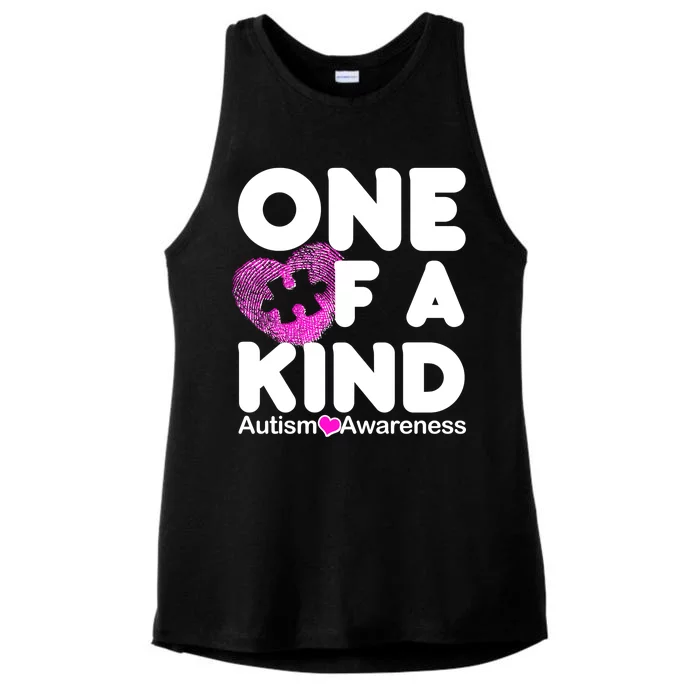 One of a Kind - Autism Awareness Ladies Tri-Blend Wicking Tank