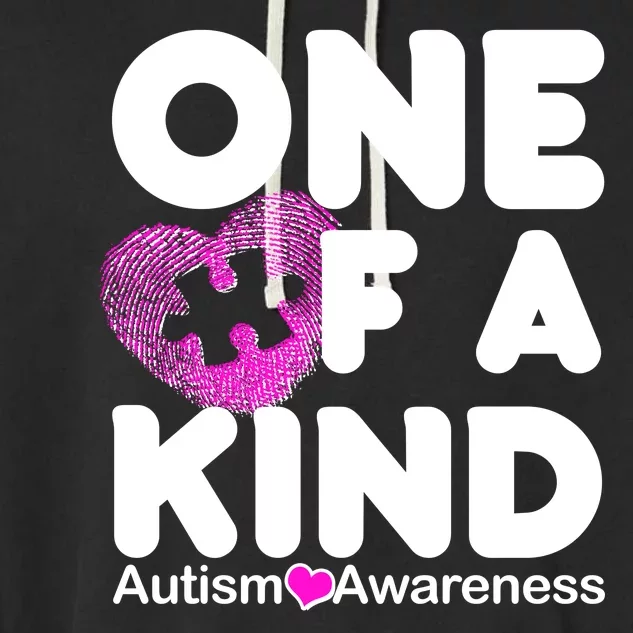 One of a Kind - Autism Awareness Garment-Dyed Fleece Hoodie