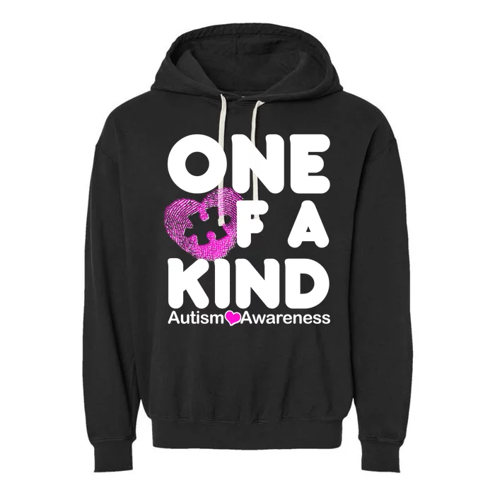 One of a Kind - Autism Awareness Garment-Dyed Fleece Hoodie