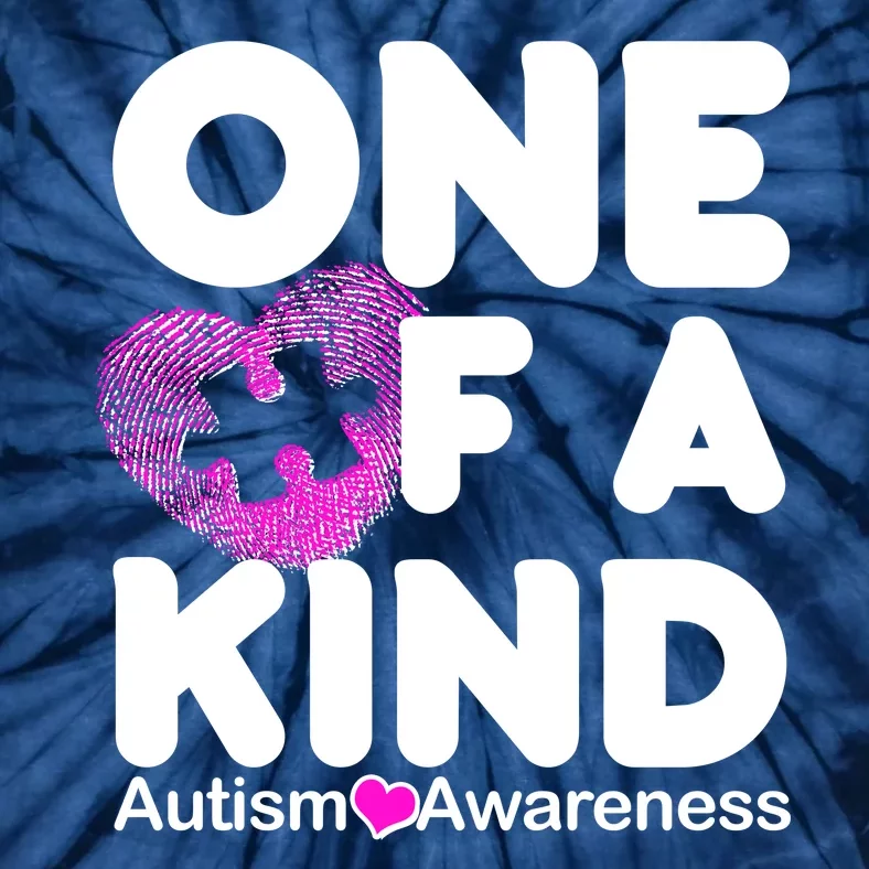 One of a Kind - Autism Awareness Tie-Dye T-Shirt