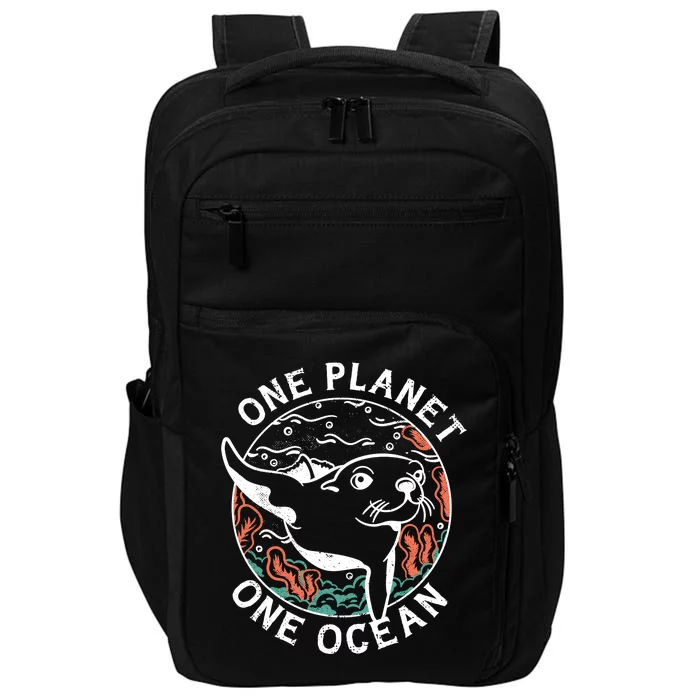 One Planet One Ocean Seal Impact Tech Backpack