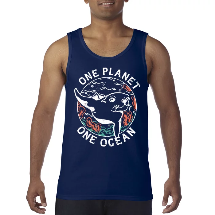 One Planet One Ocean Seal Tank Top