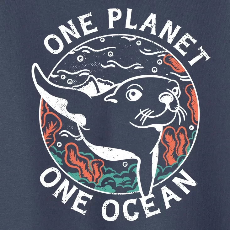 One Planet One Ocean Seal Toddler T-Shirt