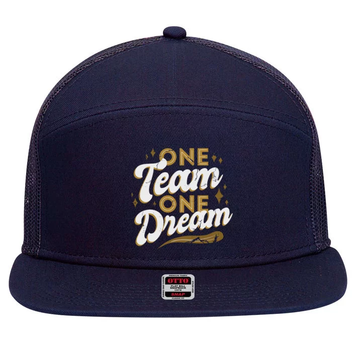 One Team One Dream 7 Panel Mesh Trucker Snapback Hat