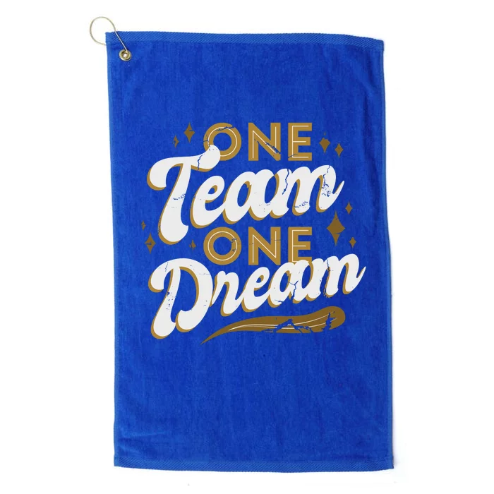 One Team One Dream Platinum Collection Golf Towel