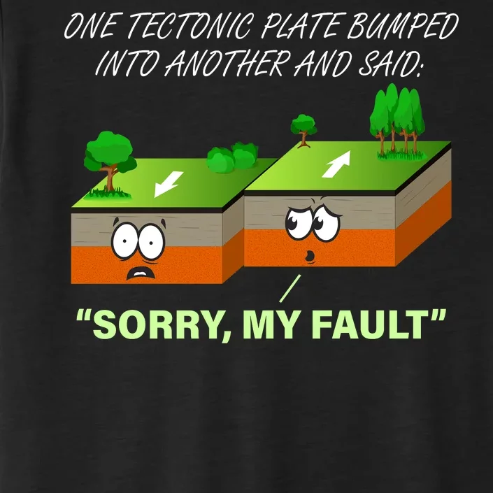 One Tectonic Plate Sorry My Fault ChromaSoft Performance T-Shirt