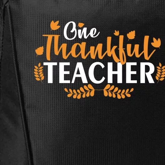 One Thankful Teacher City Backpack