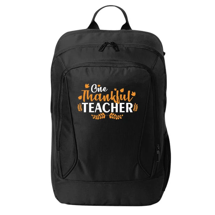 One Thankful Teacher City Backpack