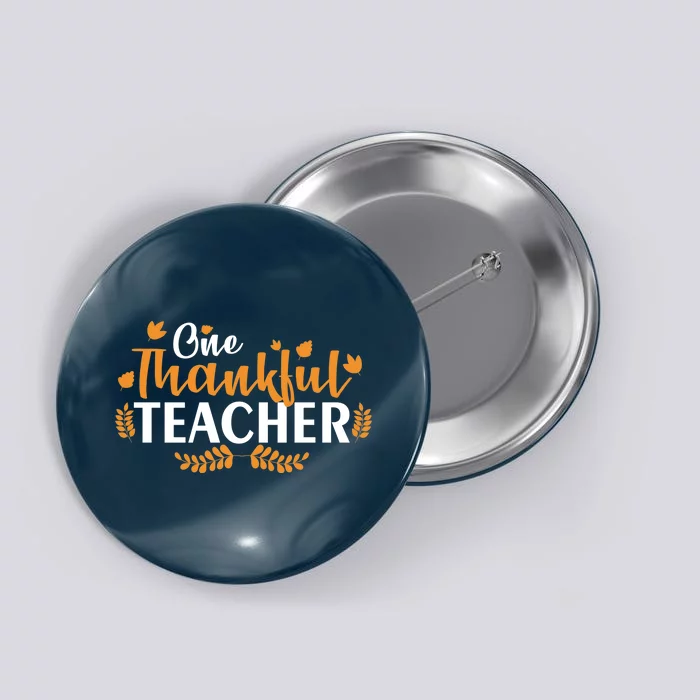 One Thankful Teacher Button