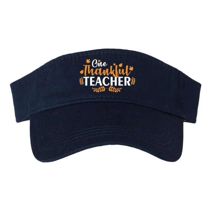 One Thankful Teacher Valucap Bio-Washed Visor