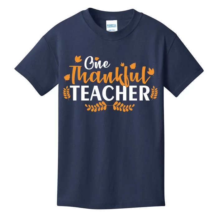 One Thankful Teacher Kids T-Shirt