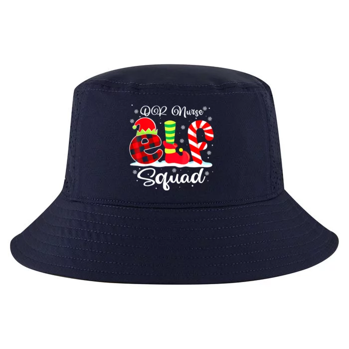 Or Nurse Elf Squad Christmas Operating Room Matching Gift Cool Comfort Performance Bucket Hat