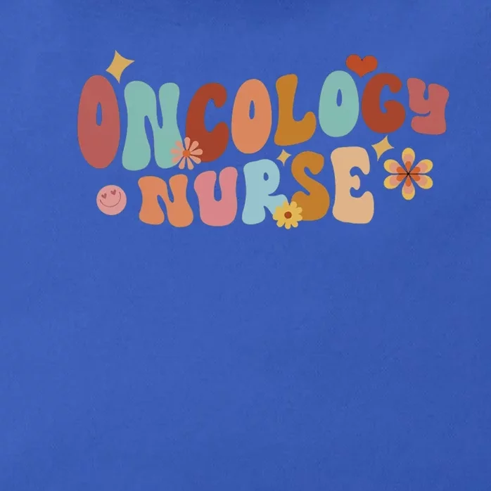 Oncology Nurse Future Nurse Nursing School Retro Groovy Gift Zip Tote Bag