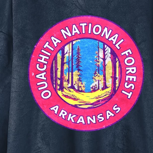 Ouachita National Forest Hooded Wearable Blanket