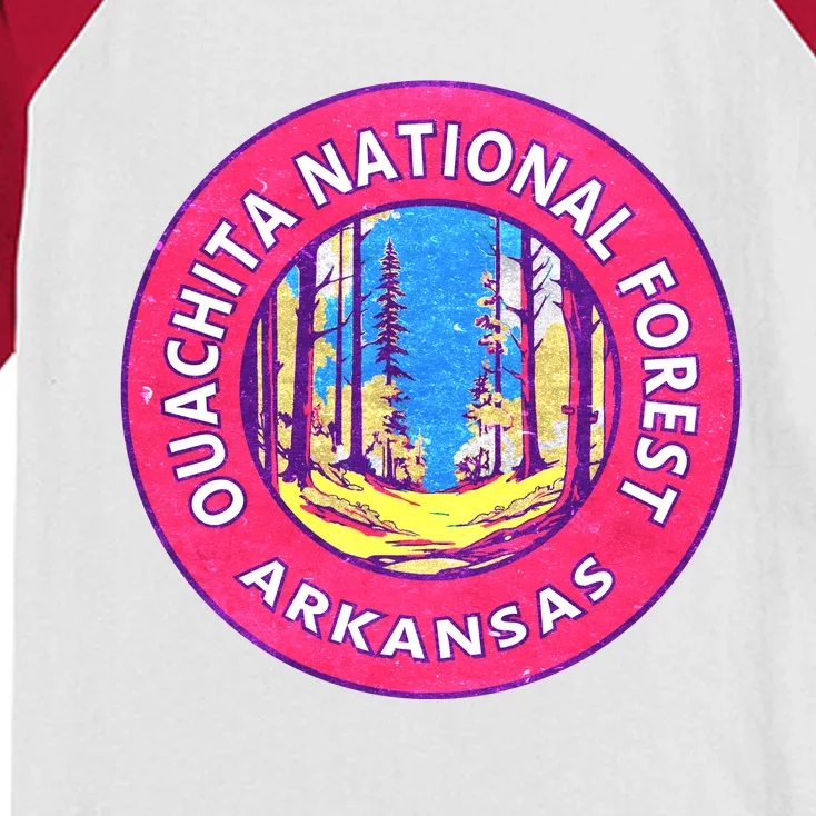 Ouachita National Forest Kids Colorblock Raglan Jersey