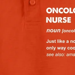 Oncology Nurse Gift Dry Zone Grid Performance Polo