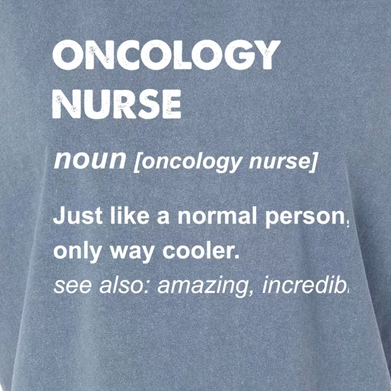 Oncology Nurse Gift Garment-Dyed Women's Muscle Tee