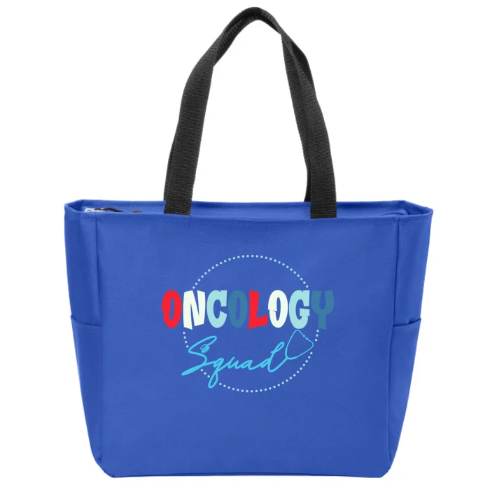 Oncology Nurse Graphic Oncology Squad Gift Zip Tote Bag