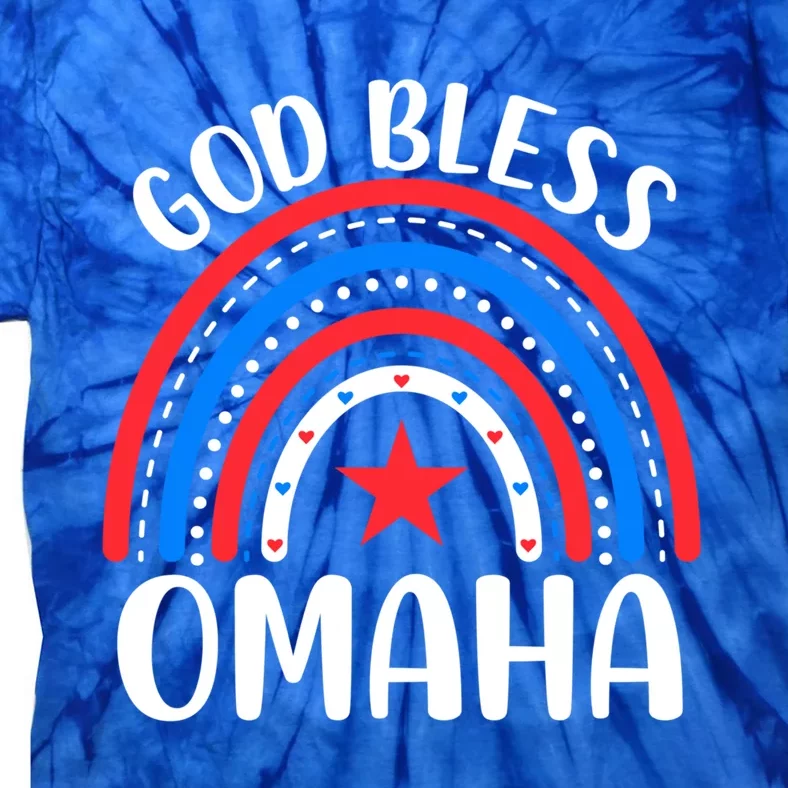 Omaha Nebraska Gift I Love Omaha Nebraska Usa Meaningful Gift Tie-Dye T-Shirt