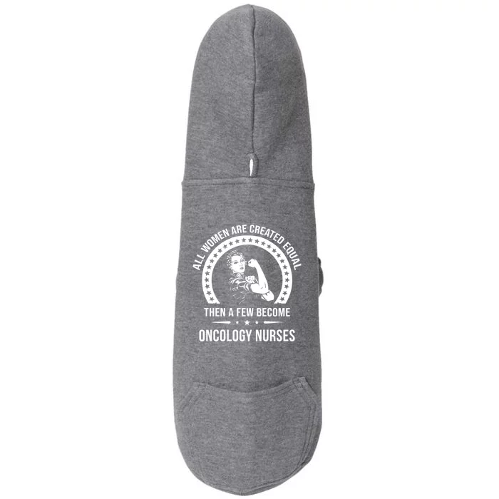 Oncology Nurse Gift Oncology Nurse Gift Doggie 3-End Fleece Hoodie