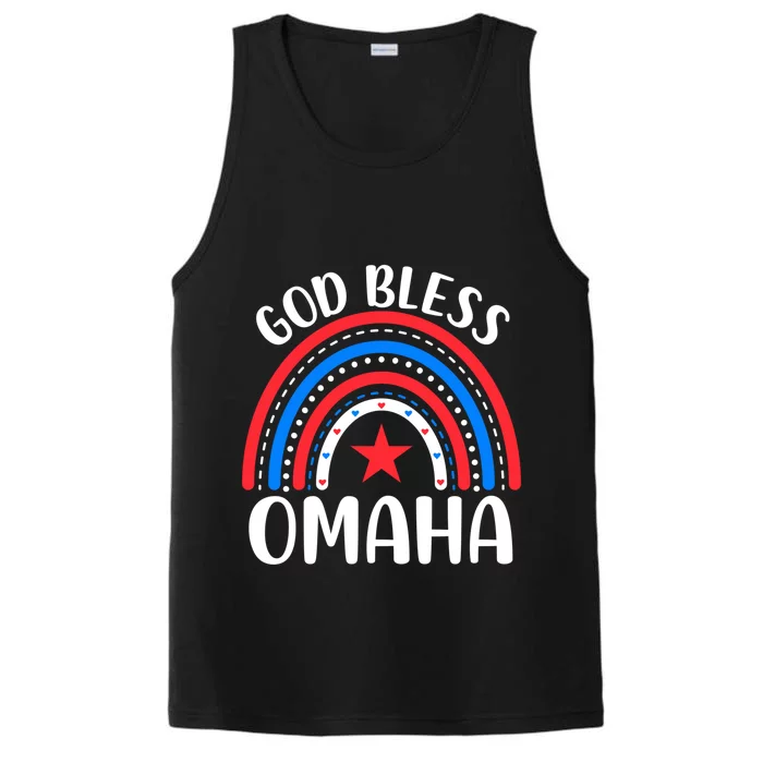 Omaha Nebraska Gift I Love Omaha Nebraska Usa Funny Gift Performance Tank