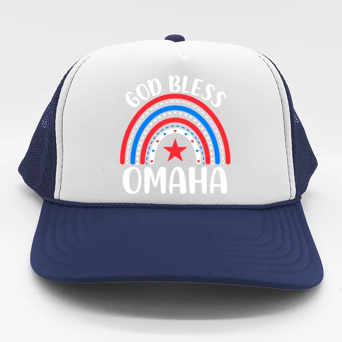 Omaha Nebraska Gift I Love Omaha Nebraska Usa Funny Gift Trucker Hat