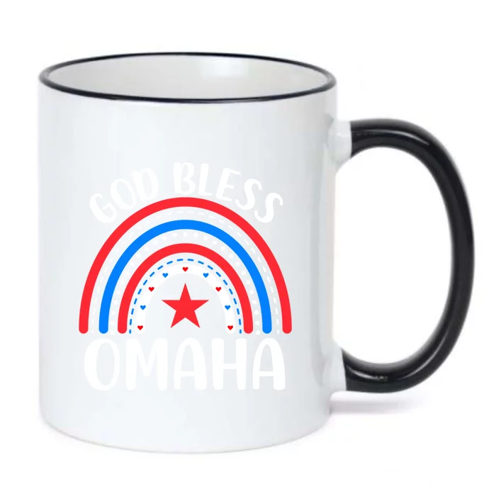 Omaha Nebraska Gift I Love Omaha Nebraska Usa Funny Gift Black Color Changing Mug