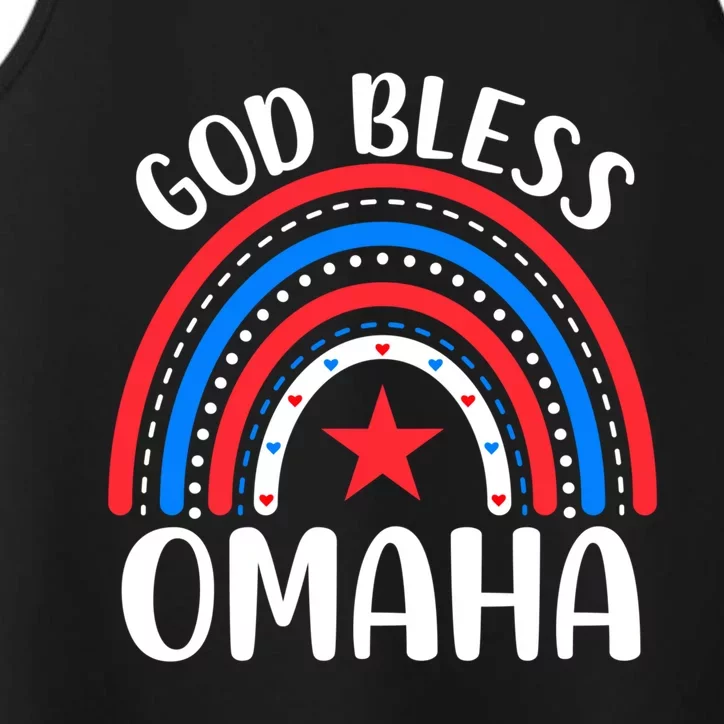 Omaha Nebraska Gift I Love Omaha Nebraska Usa Funny Gift Performance Tank