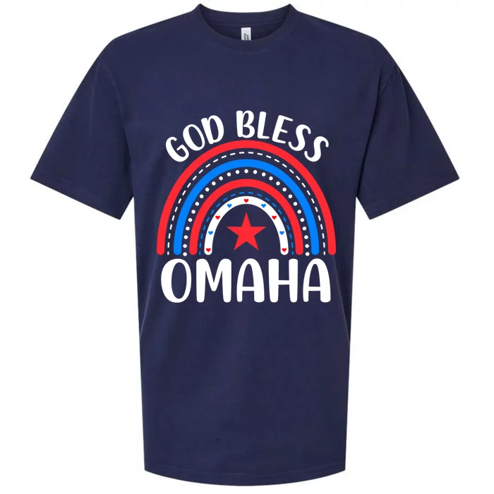 Omaha Nebraska Gift I Love Omaha Nebraska Usa Funny Gift Sueded Cloud Jersey T-Shirt