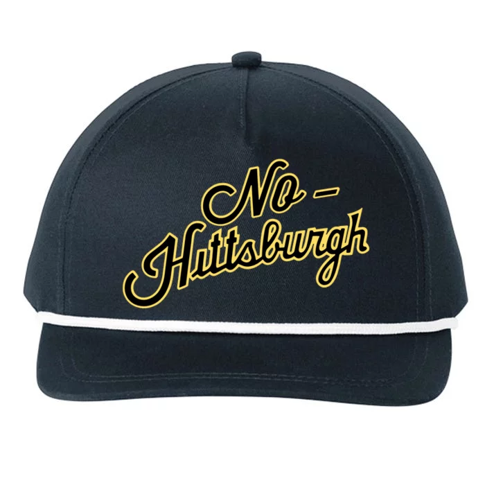 Obvious No Hittsburgh Snapback Five-Panel Rope Hat