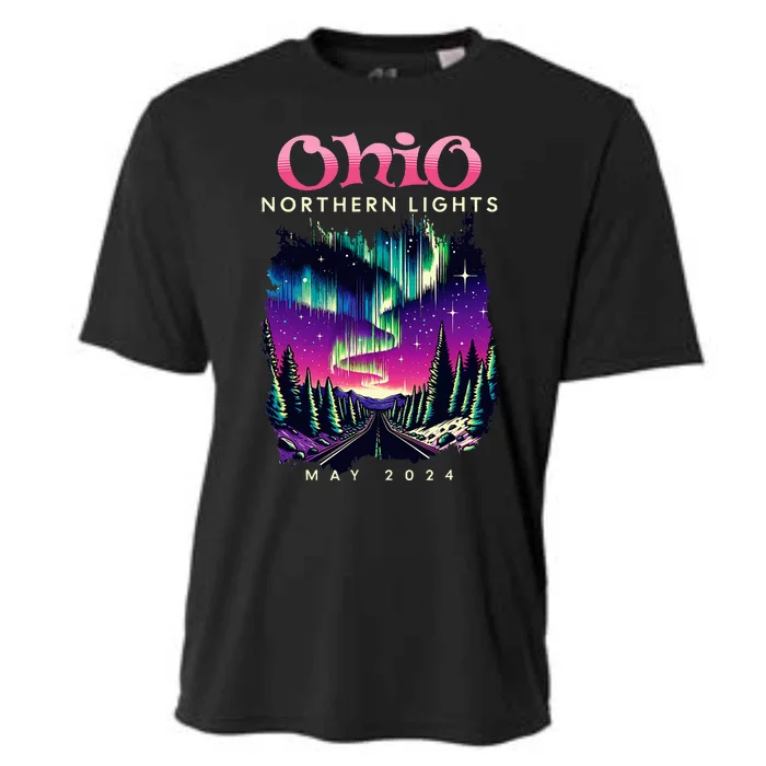 Ohio Northern Lights Borealis May 2024 Cooling Performance Crew T-Shirt