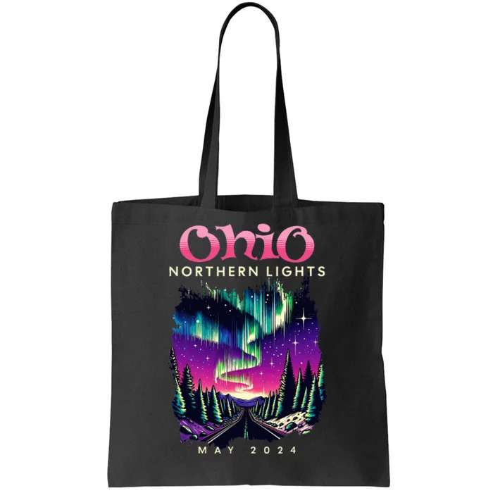 Ohio Northern Lights Borealis May 2024 Tote Bag