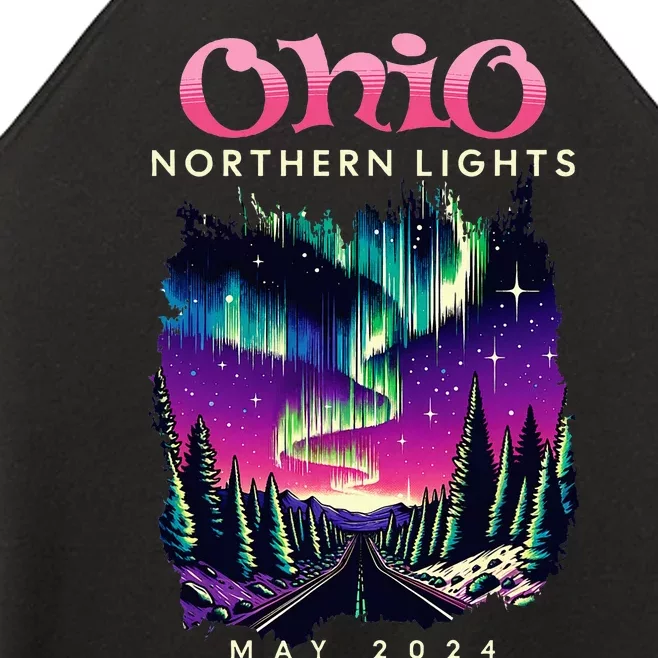 Ohio Northern Lights Borealis May 2024 Women’s Perfect Tri Rocker Tank