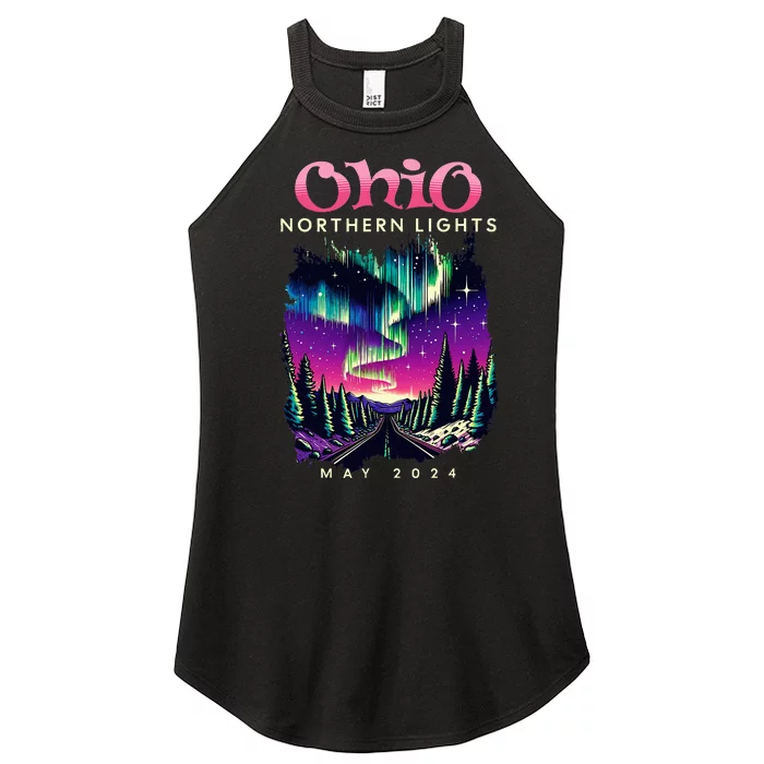 Ohio Northern Lights Borealis May 2024 Women’s Perfect Tri Rocker Tank