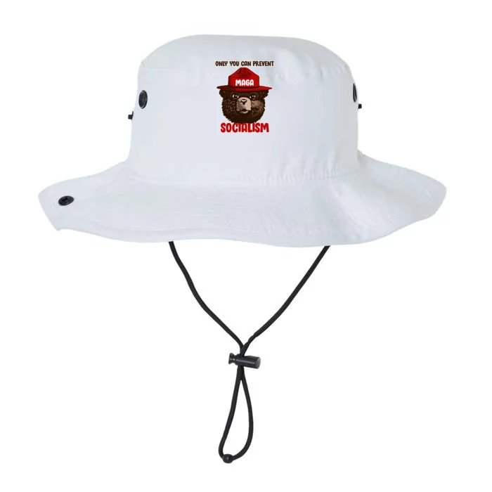 Only Can You Prevent Maga Socialism Legacy Cool Fit Booney Bucket Hat