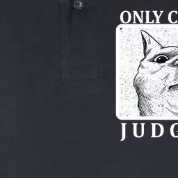 Only Cats Can Judge Me Softstyle Adult Sport Polo