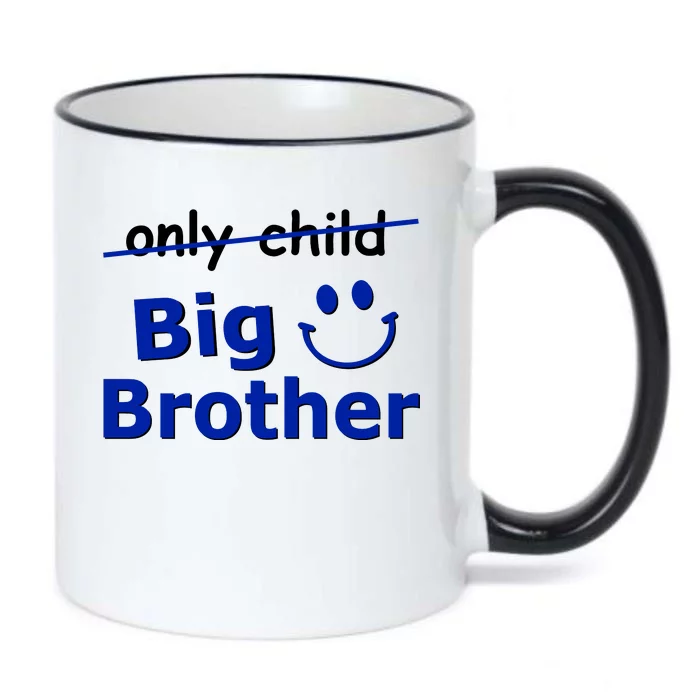 Only Child Big Brother Black Color Changing Mug