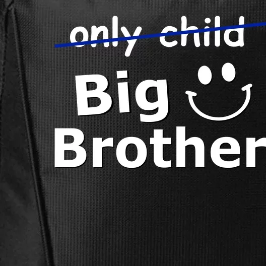 Only Child Big Brother City Backpack