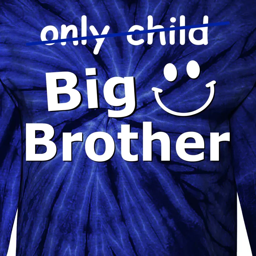 Only Child Big Brother Tie-Dye Long Sleeve Shirt