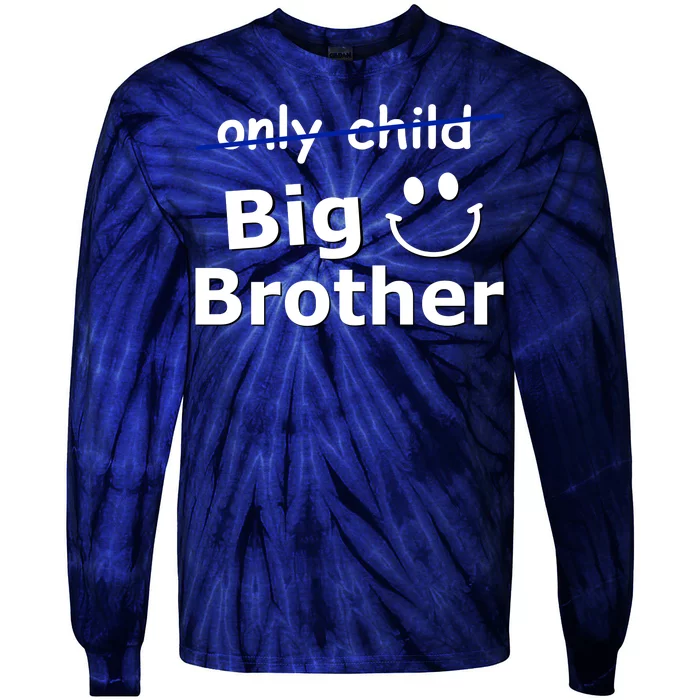 Only Child Big Brother Tie-Dye Long Sleeve Shirt