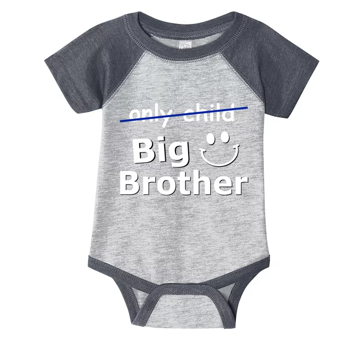 Only Child Big Brother Infant Baby Jersey Bodysuit