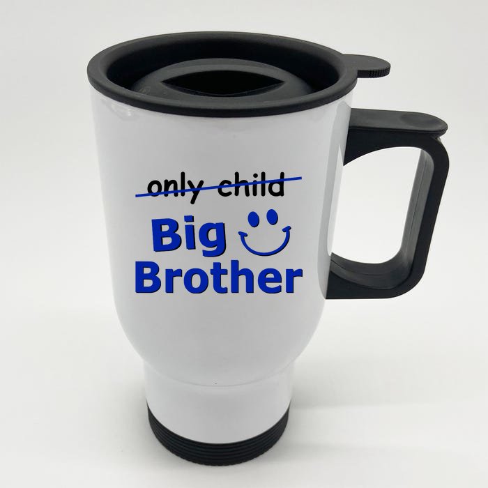 Only Child Big Brother Front & Back Stainless Steel Travel Mug